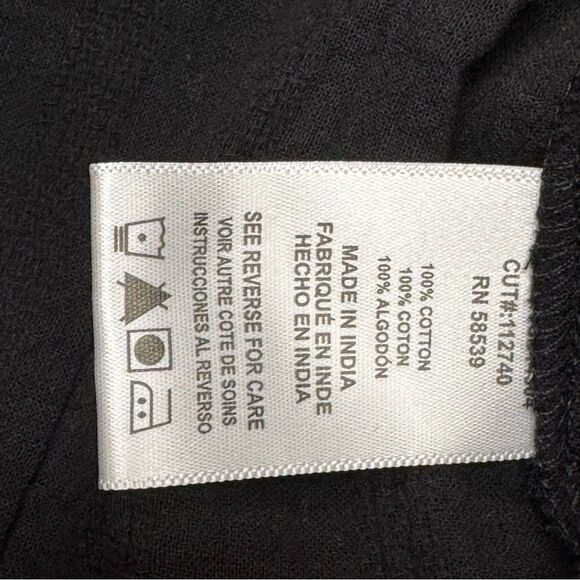 Kut from the Kloth Celeste Pull On Fray Hem Black Shorts Size 6 NWT - Picture 7 of 8